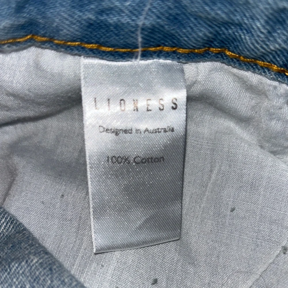 NWOT Princess Polly/Lioness Alabama Tie Dye Denim Jeans - Picture 3 of 5